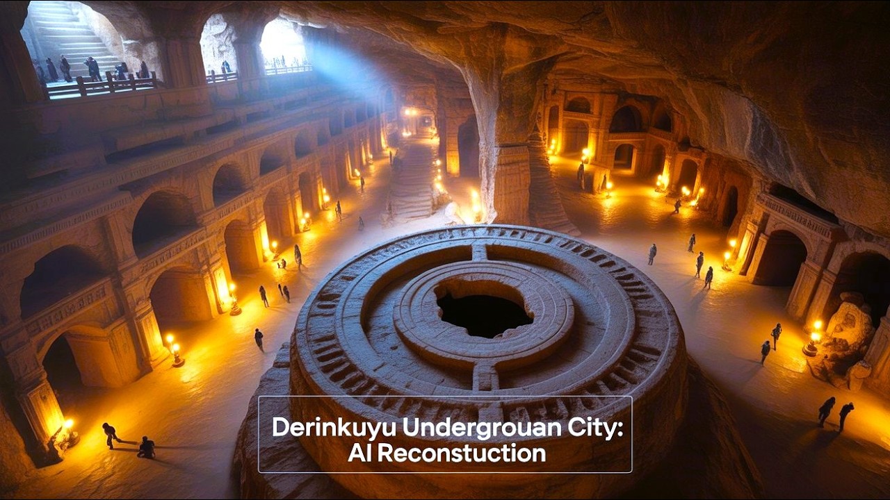 Derinkuyu Underground City: The 18-Story Refuge Hidden Beneath Turkey | AI Reconstruction...
