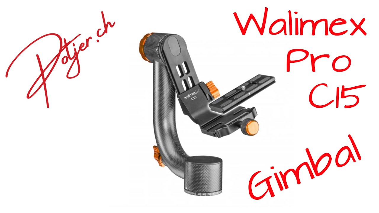 Review Gimbal Stativkopf Walimex Pro C15 [Deutsch] für Teleobjektive / Affenschaukel