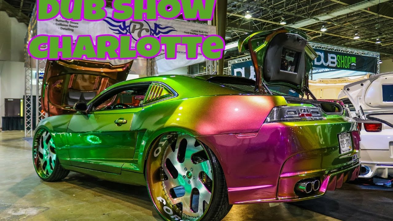 THE BEST FOOTAGE -Dub Show Tour Charlotte in HD( big rims, muscle cars, lifted trucks, Wide Body)
