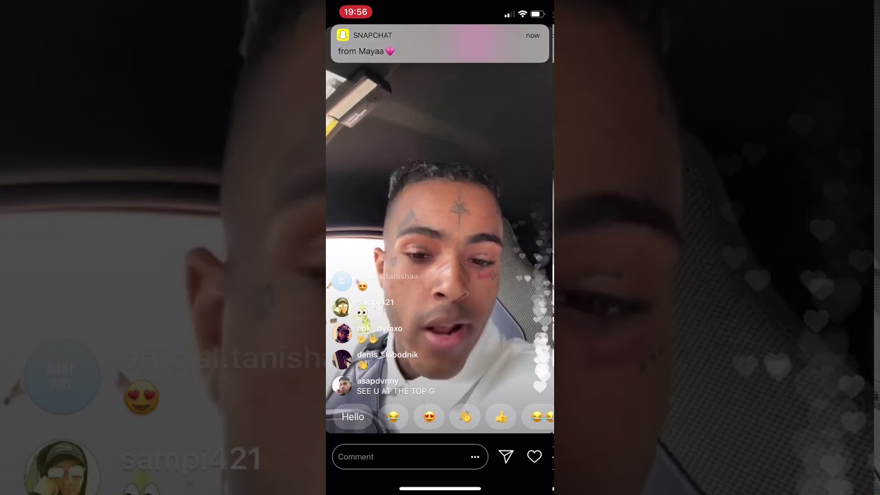 X talks about beef between 6ix9ine and Trippie Redd on Instagram live