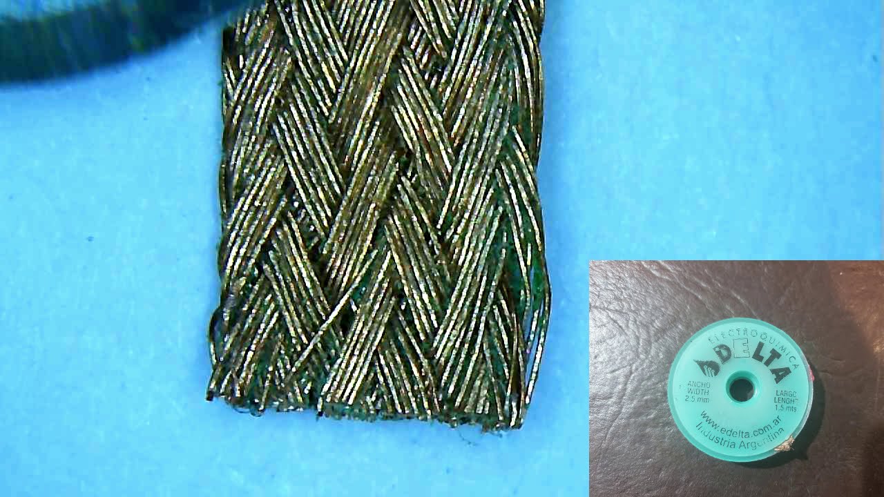 Malla para desoldar  (6 marcas a prueba) 🧐🤔💰💸💸💸