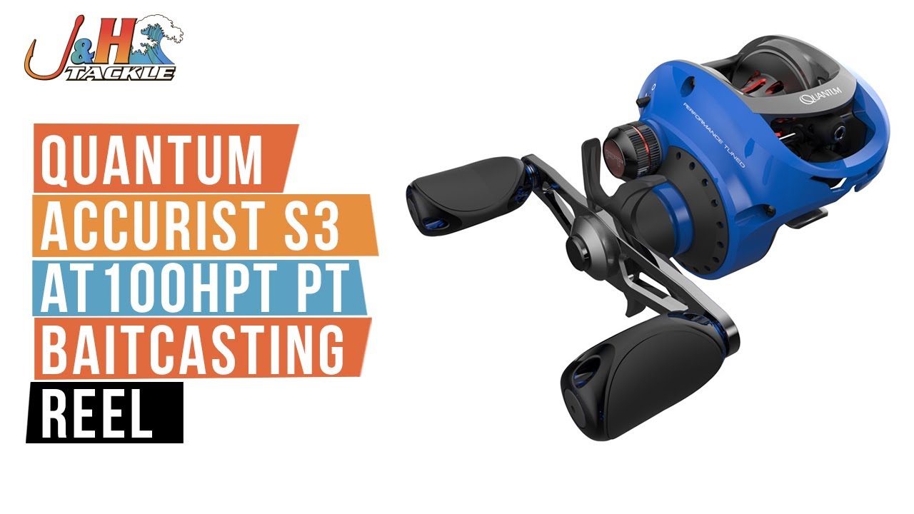 Quantum Accurist S3 AT100HPT PT Baitcasting Reel | J&H Tackle