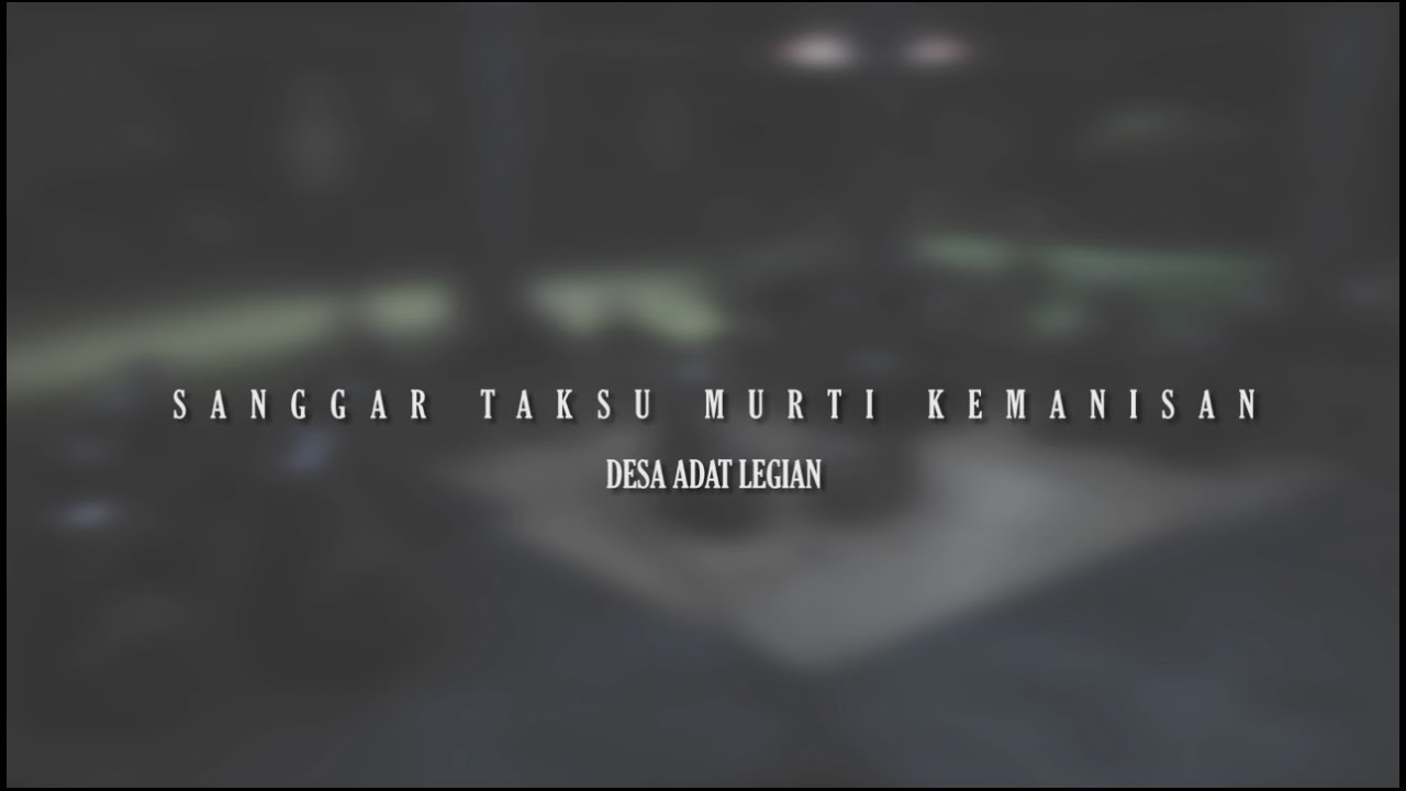 BALEGANJUR PEMELISAN AGUNG DESA ADAT LEGIAN 2022 | PENYAJI SANGGAR SENI TAKSU MURTI KEMANISAN