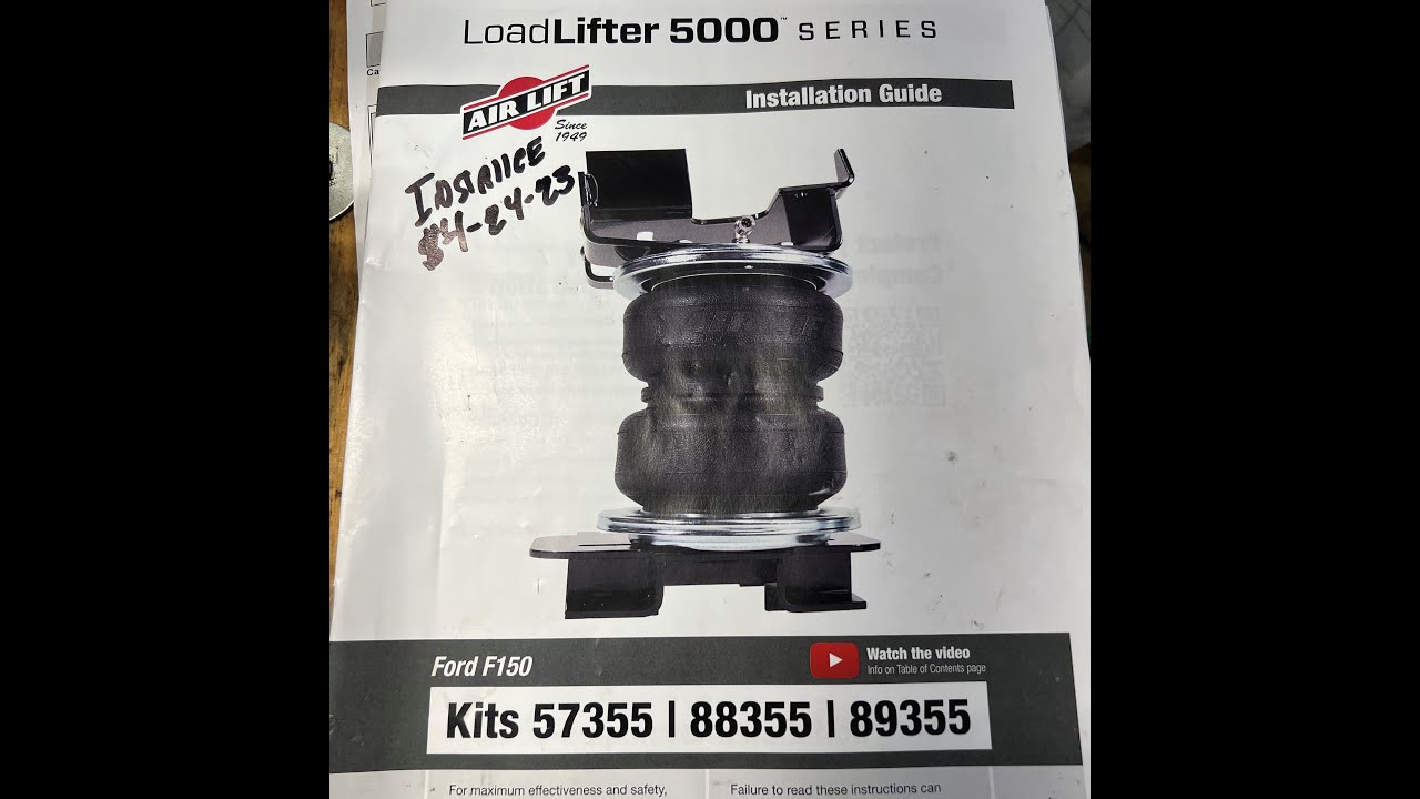 Air Lift Airbag Install 2022 F150