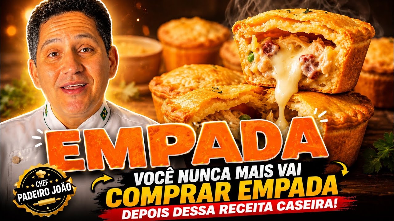 💥 Você Nunca Mais Vai Comprar Empada Depois Dessa Receita Caseira!