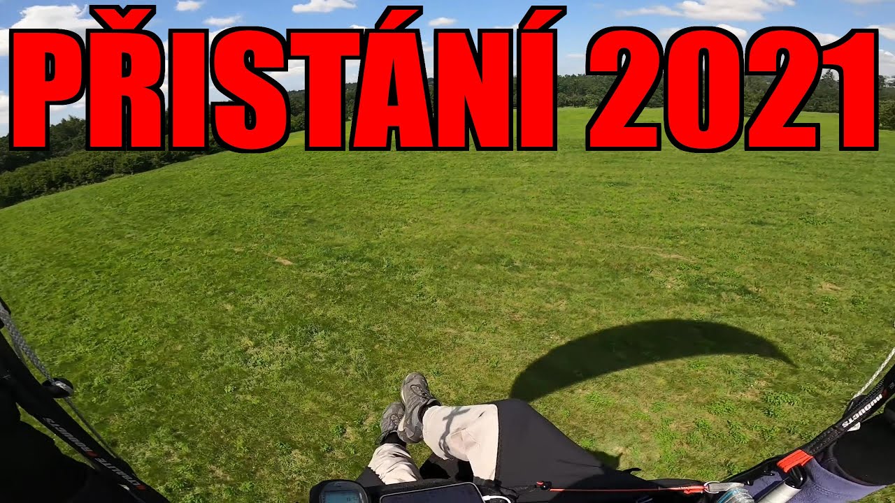 Paragliding přistání 2021 - všechna má přistání v sezóně