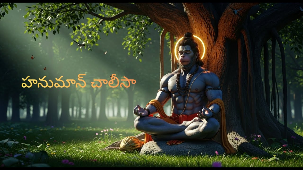 Hanuman Chalisa Telugu | Powerful Anjaneya Stotram for Strength & Protection