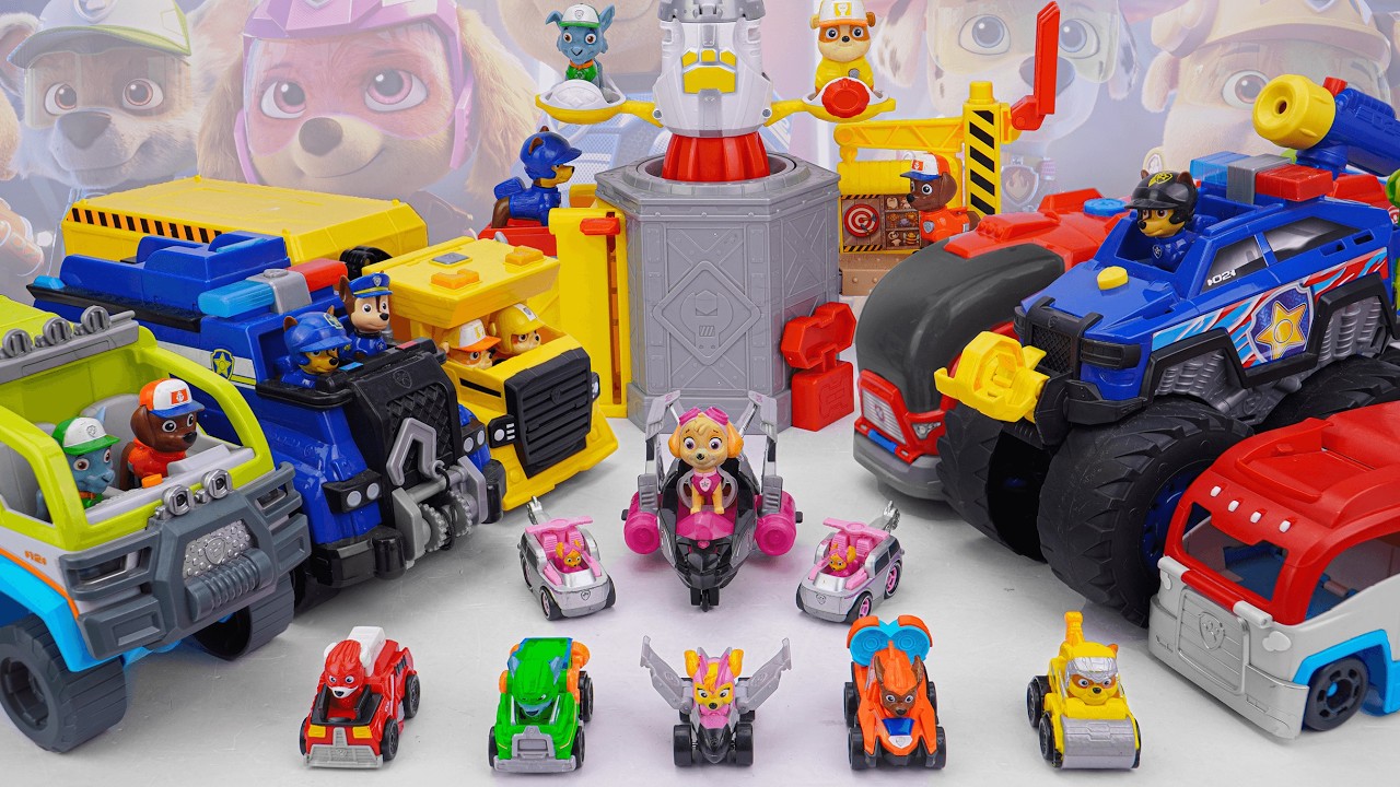 Paw Patrol MEGA Fleet Unboxing! 🐾🚓 Which Truck Is The Coolest? | Paw Patrol Unboxing ASMR #pawpatrol