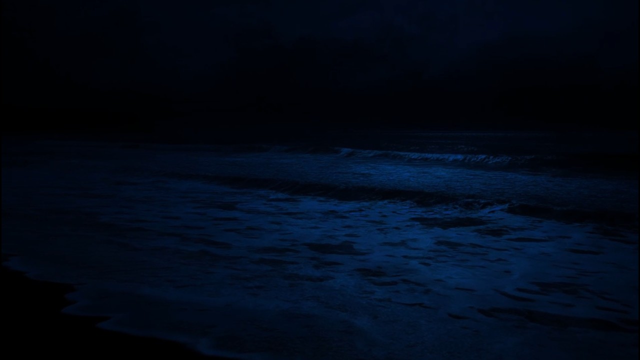 Peaceful Ocean Waves at Midnight 🌙 Calm Night with Ocean Sounds to Reduce Stress and Beat Insomnia