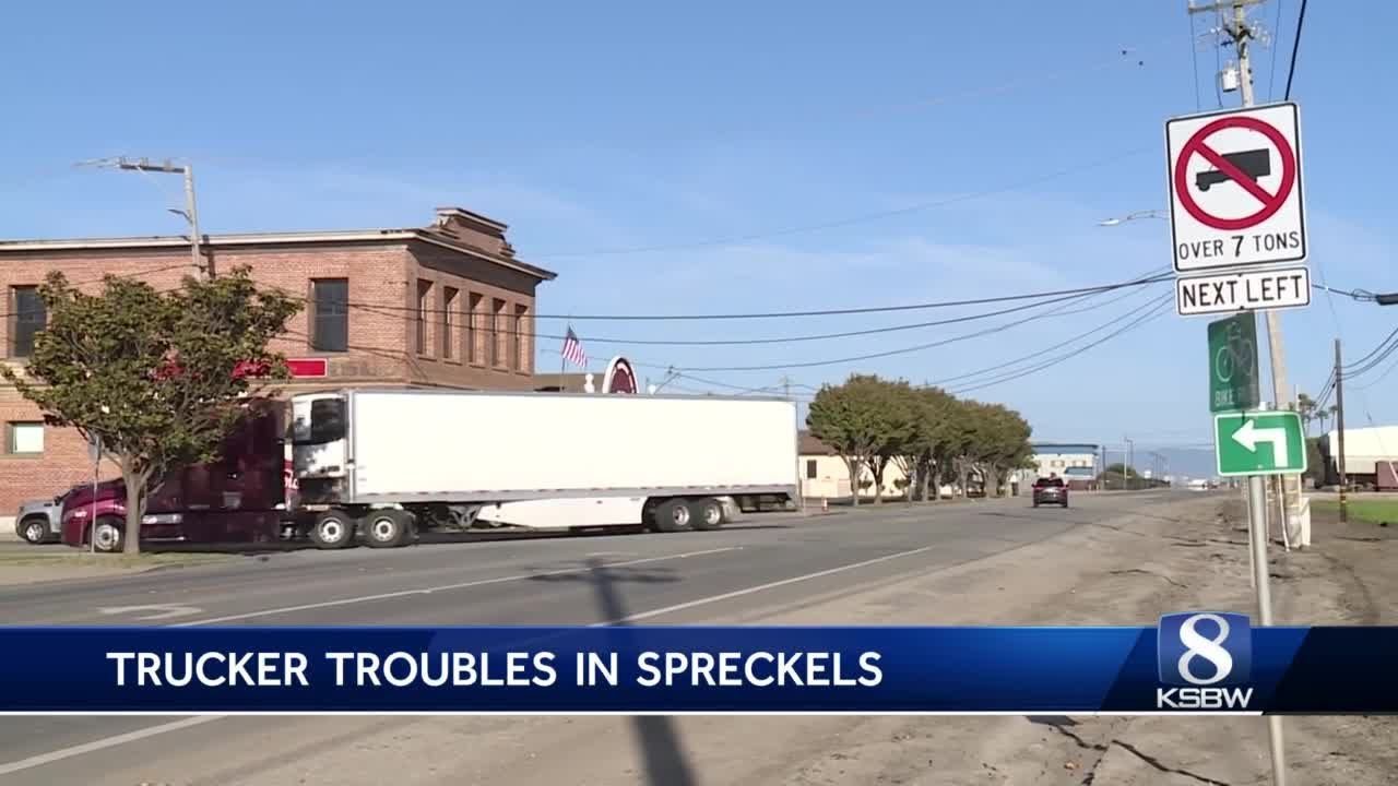 CHP enforcing big rigs driving through Spreckels