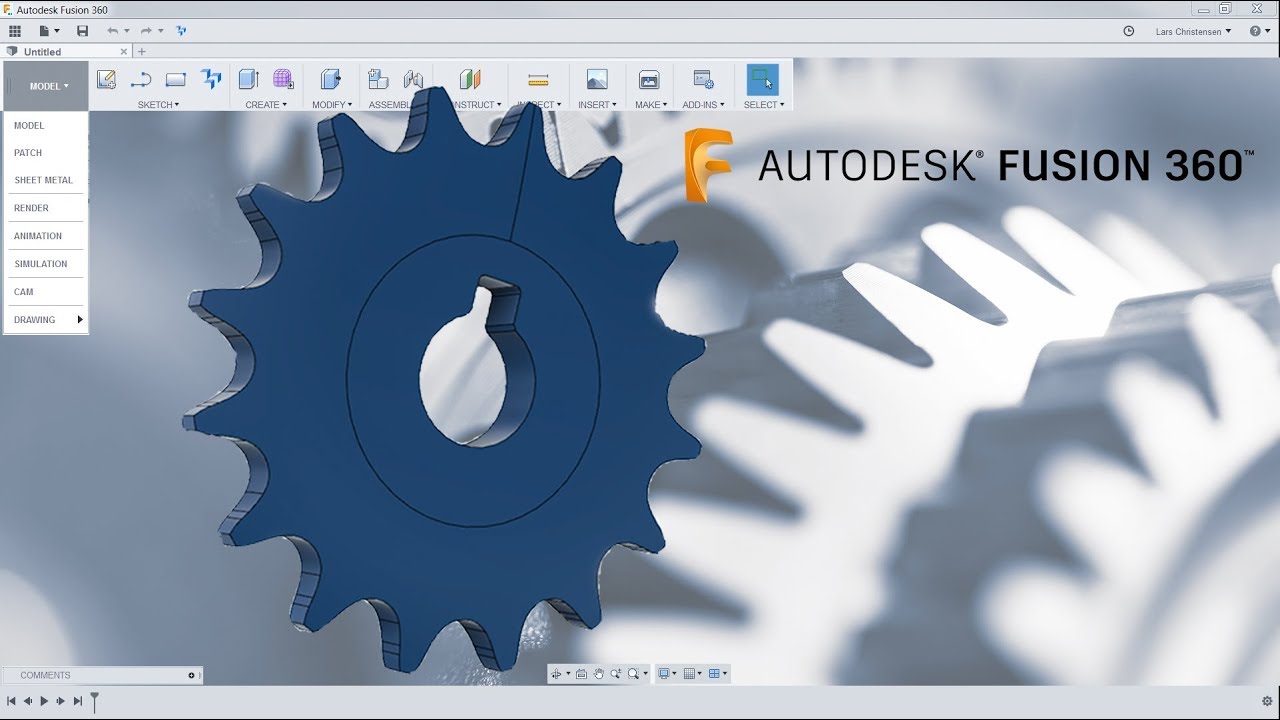 Как смоделировать звездочку в Fusion 360 — руководство — #LarsLive 110