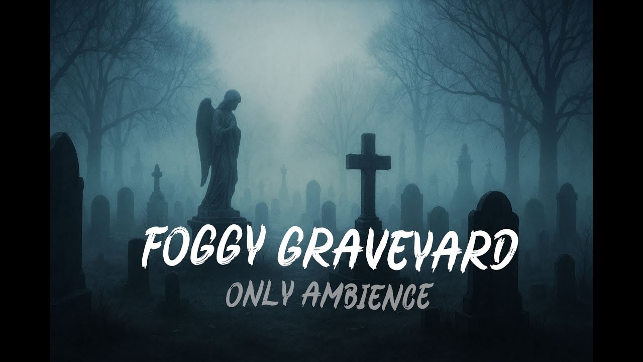 1 Hour Foggy Graveyard Ambience (No Music) &ndash; Creepy Night Sounds for D&D, RPG, Halloween