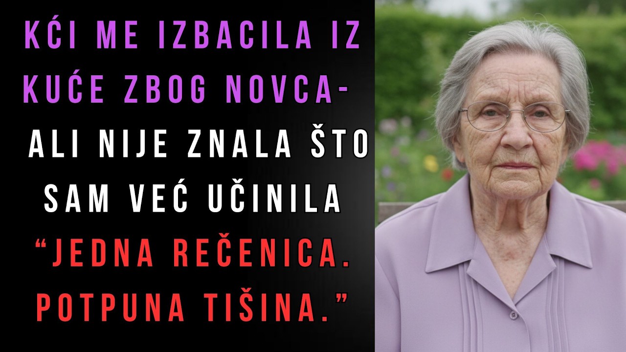 Kći me izbacila iz kuće zbog novca – ali nije znala što sam već učinila #drama #movie