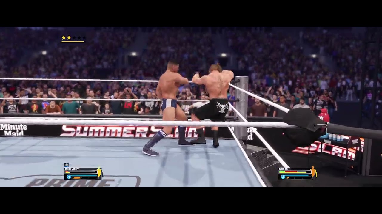 WWE 2K25: Brock Lesnar vs Gunther