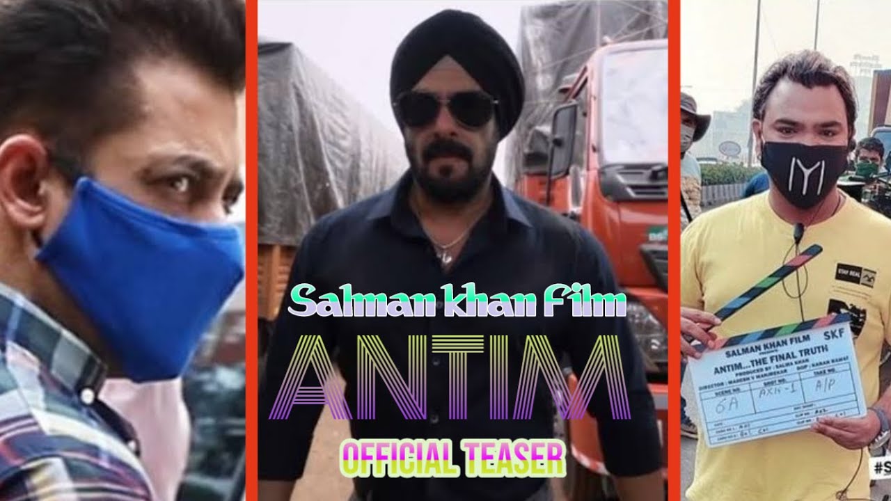 Salman khan New Movie❤️ Antim ❤️First look