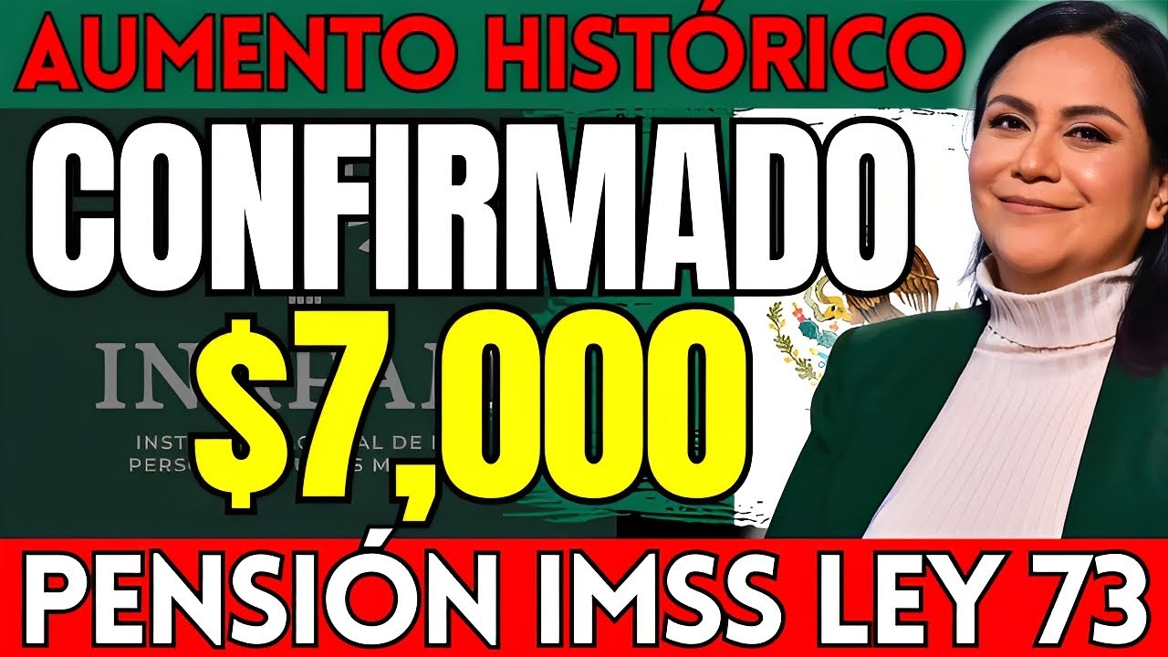 ✅ ¡ÚLTIMA HORA!: AUMENTO HISTÓRICO para la Pensión IMSS Ley 73 – PRESUPUESTOS APROBADOS