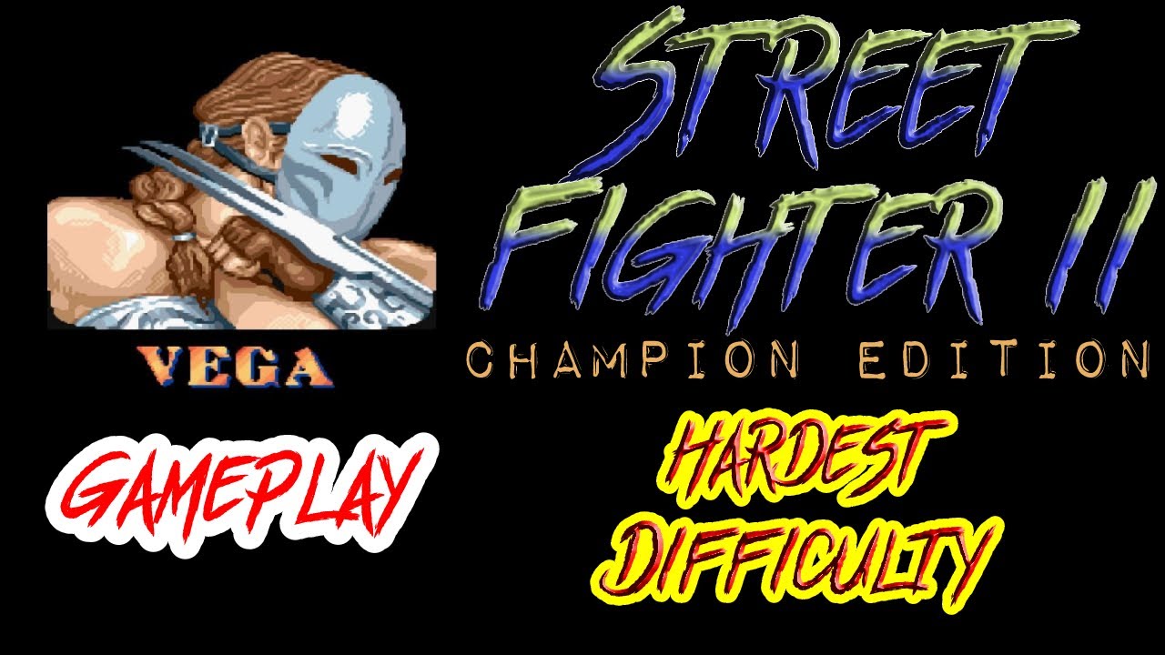 Street Fighter 2 Champion Edition - Vega Gameplay (Full clear) - Hardest Difficulty