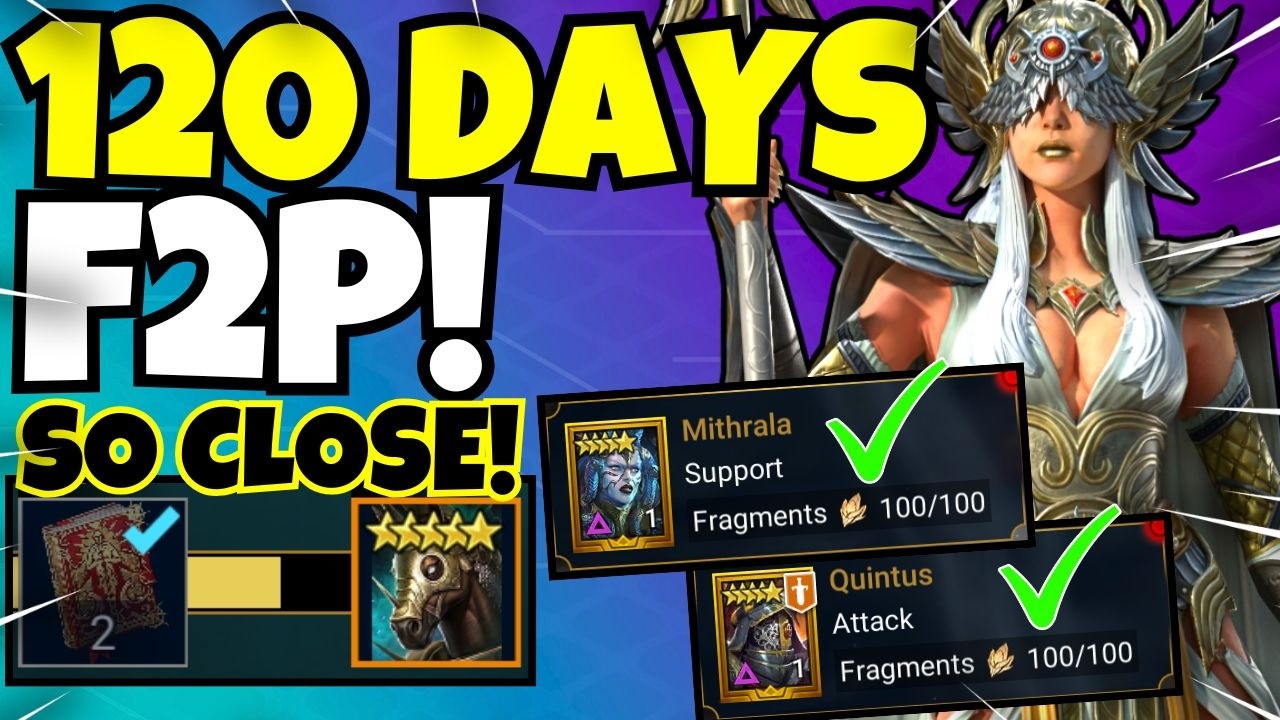 ОГРОМНЫЙ прогресс за 120 дней F2P!!! [Raid: Shadow Legends]