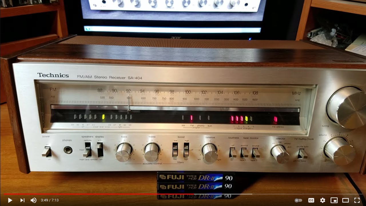 Стереоресивер Vintage Technics SA 404