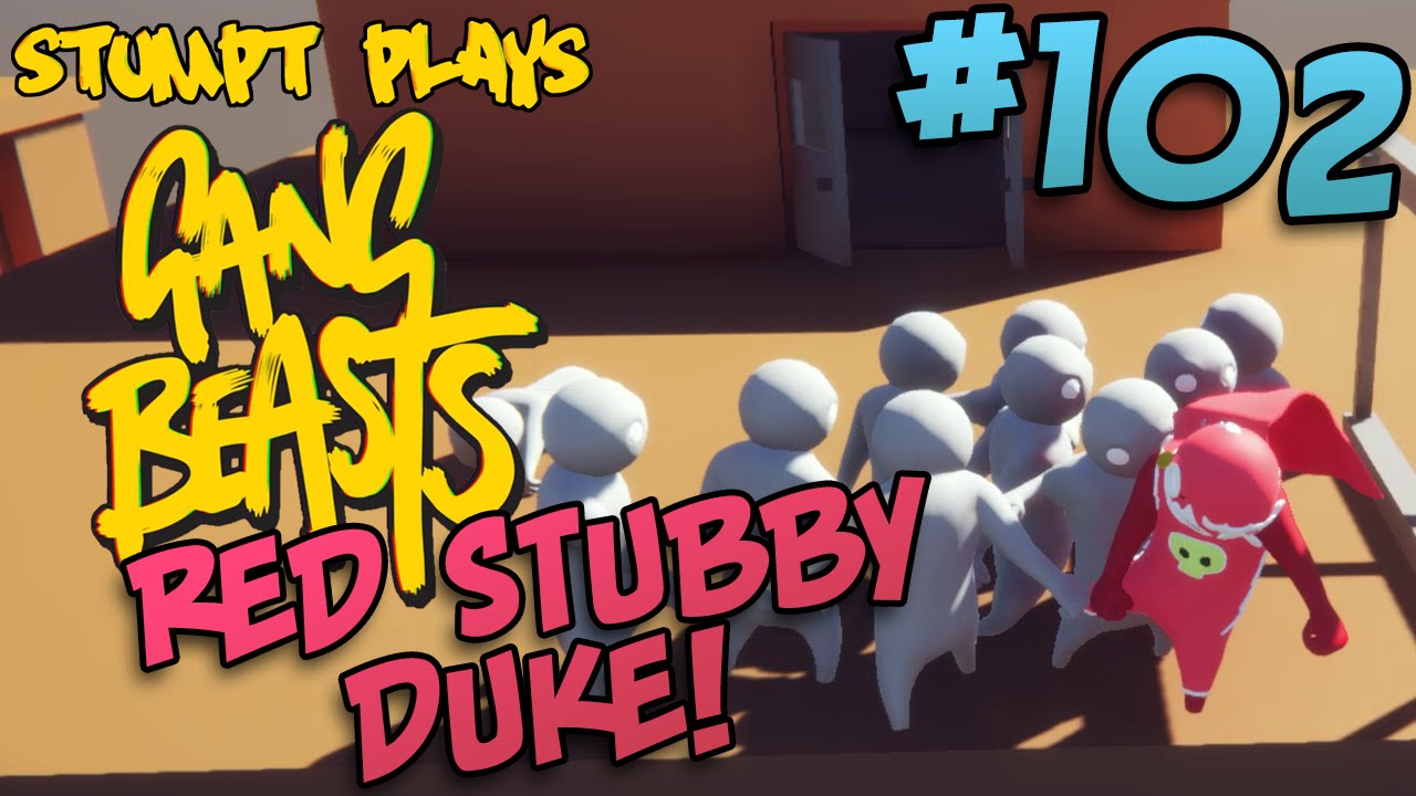 Gang Beasts - #102 - Red Stubby Duke