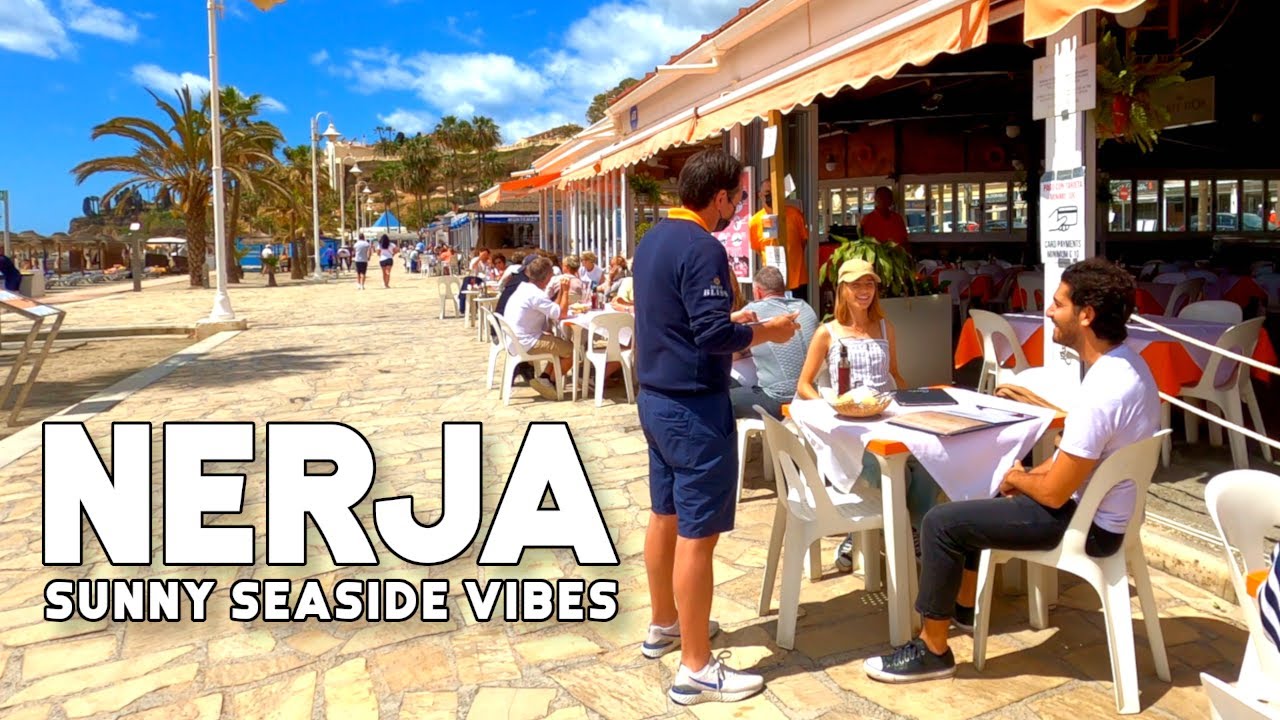 Nerja Spain Playa Burriana Restaurants & Bars Update April 2022 Costa del Sol | Axarquía | Málaga 4K
