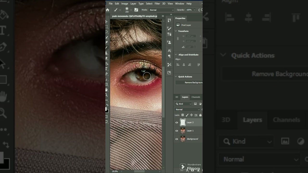 Make Eyes Sparkle in Photoshop #viral #shortvideo #photoshop #photoshoptutorial