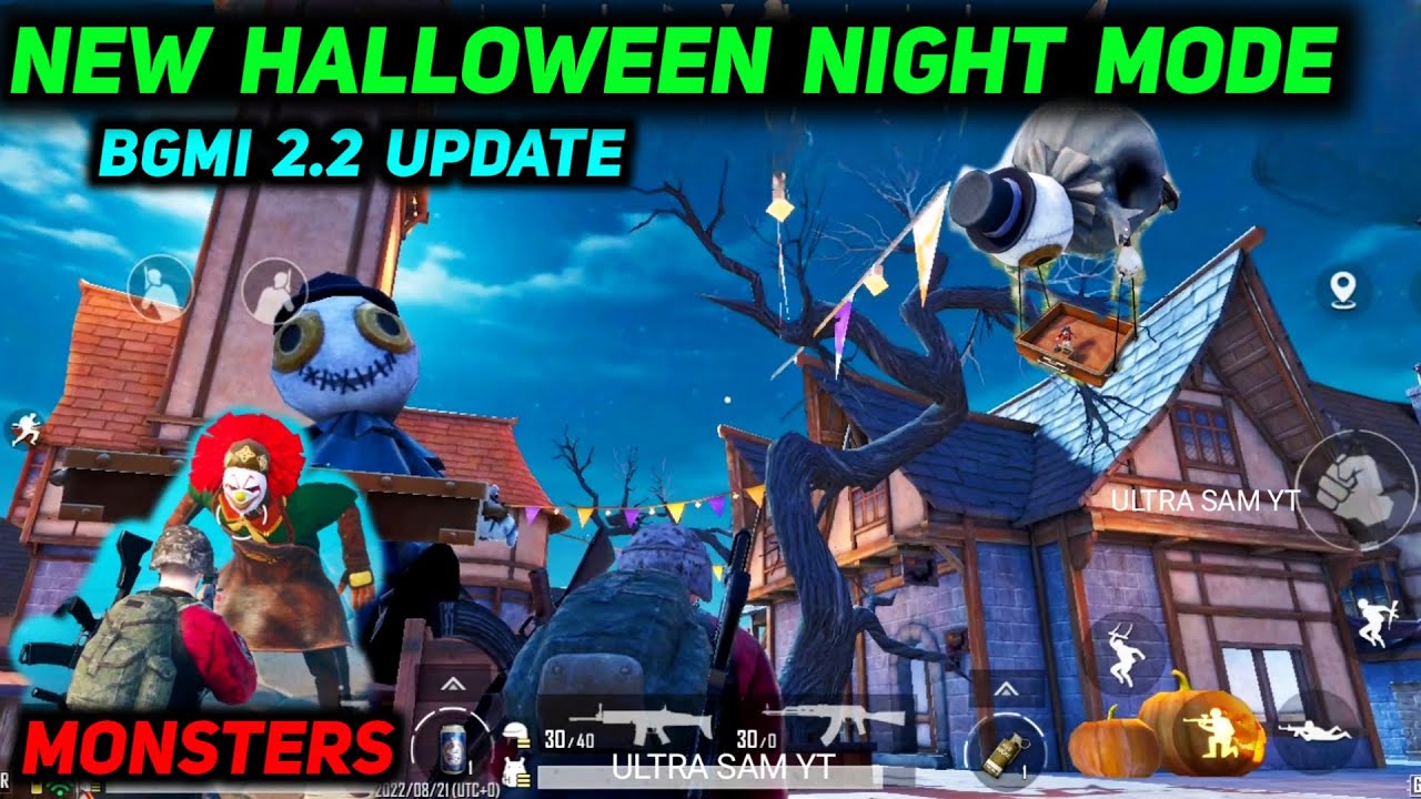 NEW HALLOWEEN MODE IN BGMI & PUBG 2.2 UPDATE 🎃 ERANGEL NIGHT MODE BGMI 🔥 BGMI 2.2 UPDATE GAMEPLAY