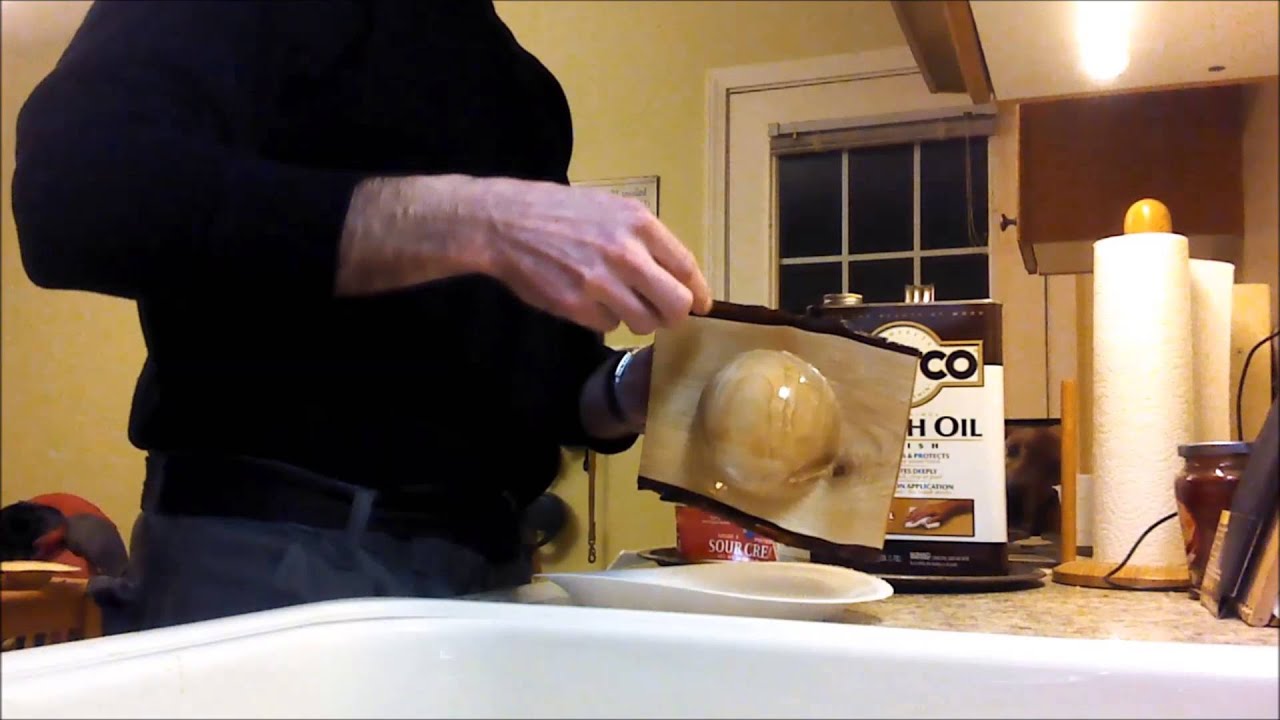 Woodturning - Finishing with Danish Oil Finish