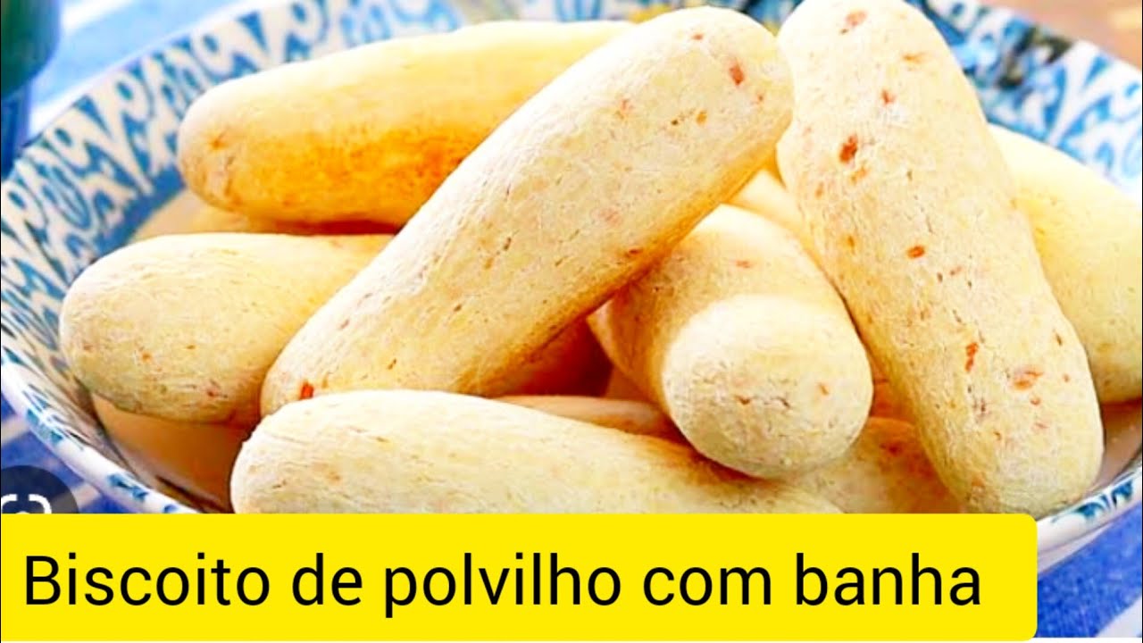 Como fazer um BISCOITO de POLVILHO AZEDO com BANHA de PORCO, fácil ,rápido e super macio