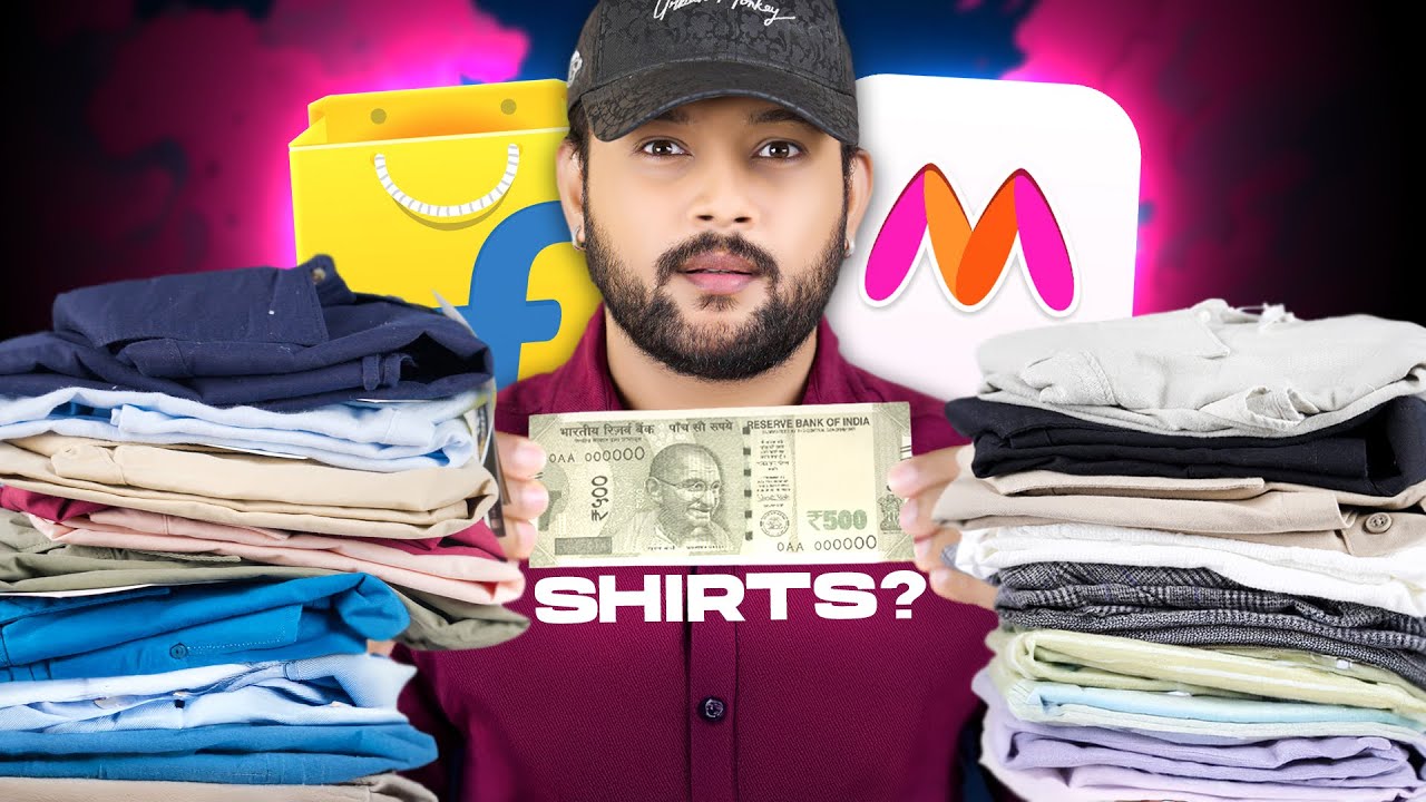 Flipkart vs Myntra Shirts Under ₹500 🔥 TOTAL SCAM or BEST DEAL? Best Men Shirts Haul | ONE CHACE