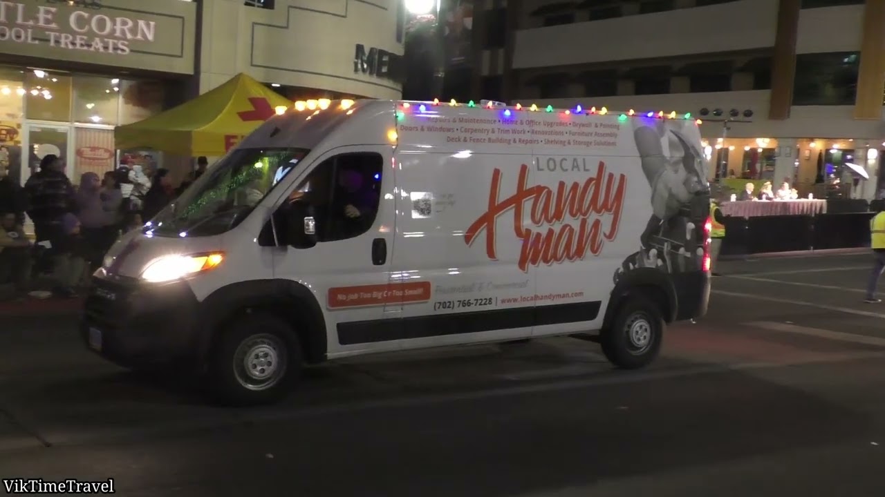 P3 Electric Light Parade on Water St | Sparkling Holiday Lights in Henderson, Nevada