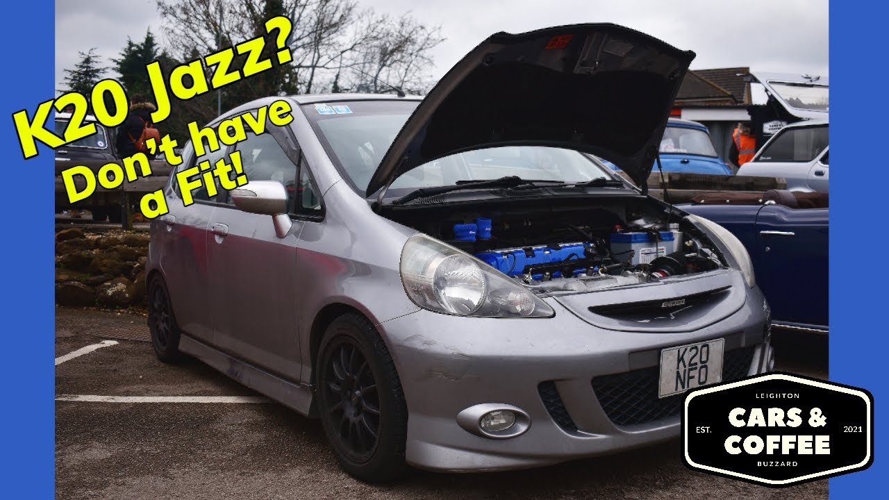 What a load of steam! Leighton Buzzard Cars And Coffee April 2023 k20 swap jazz