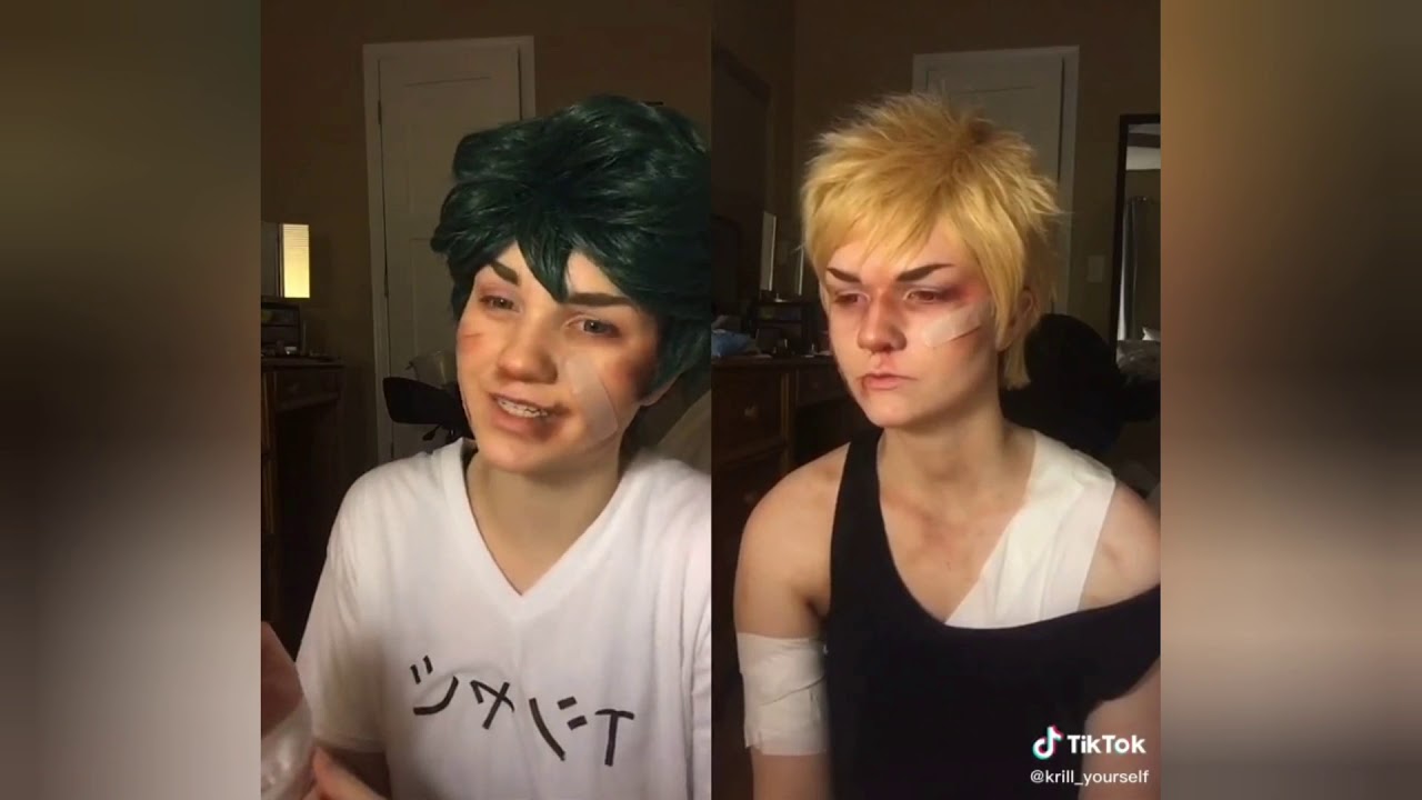 Bakudeku mha/bhna cosplay tik tok
