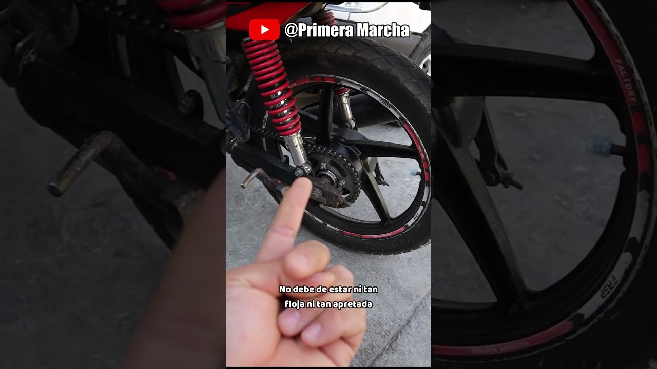 Como Apretar la Cadena de una Moto