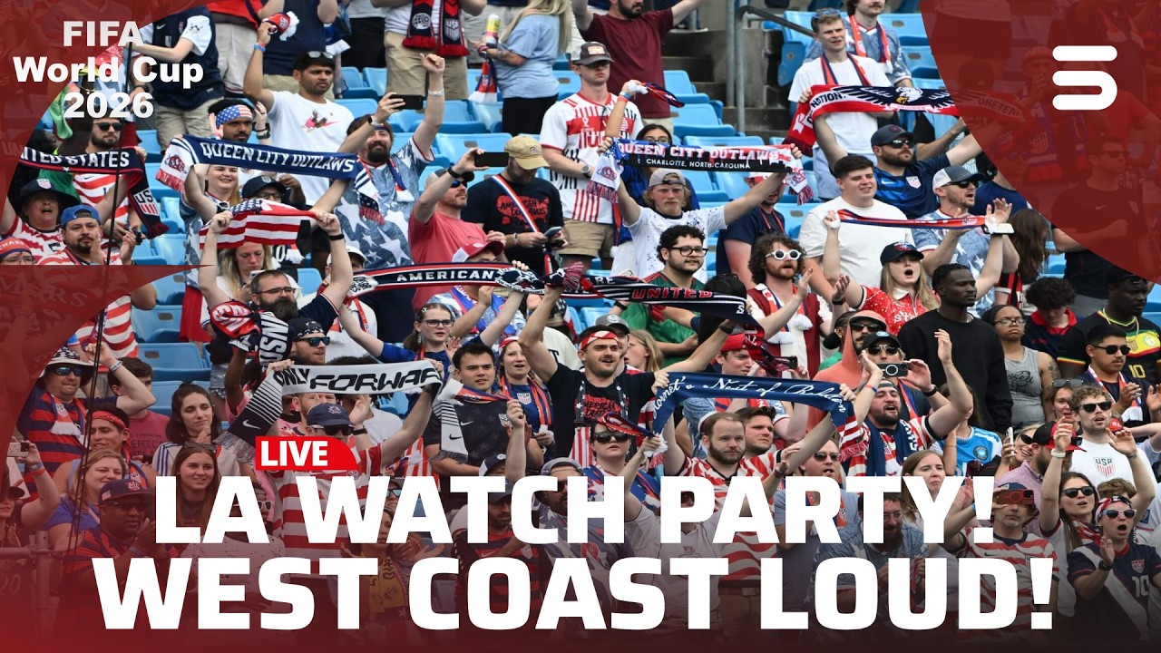 LIVE | Fans arrive at the Los Angeles Stadium for USA v Paraguay | DRM Sports | ZO1V