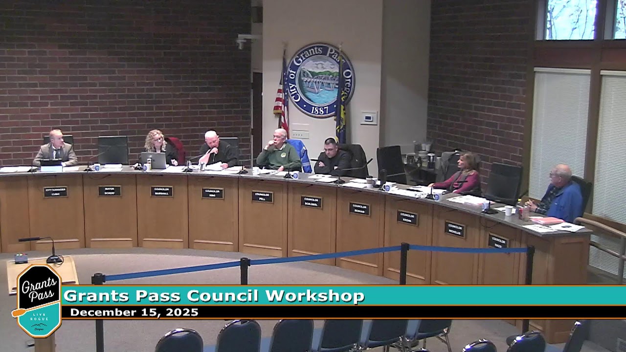 City of Grants Pass City Council Workshop December 15, 2025