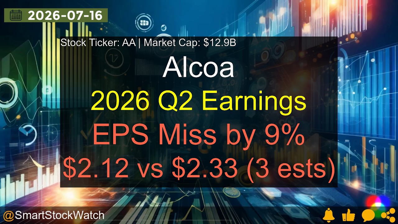 Alcoa (AA | $12,9 млрд) &mdash; Анализ финансовых результатов за II квартал 2026 года