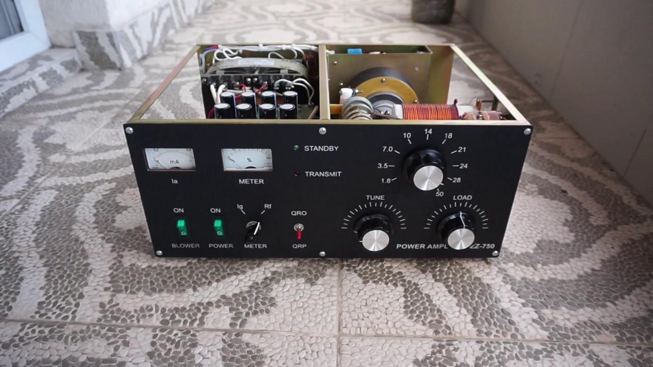 1KW  HF AMPLIFIER  MODEL   ZZ 750 -GU74b tube 1.8---50Mhz -Made In Ukraine