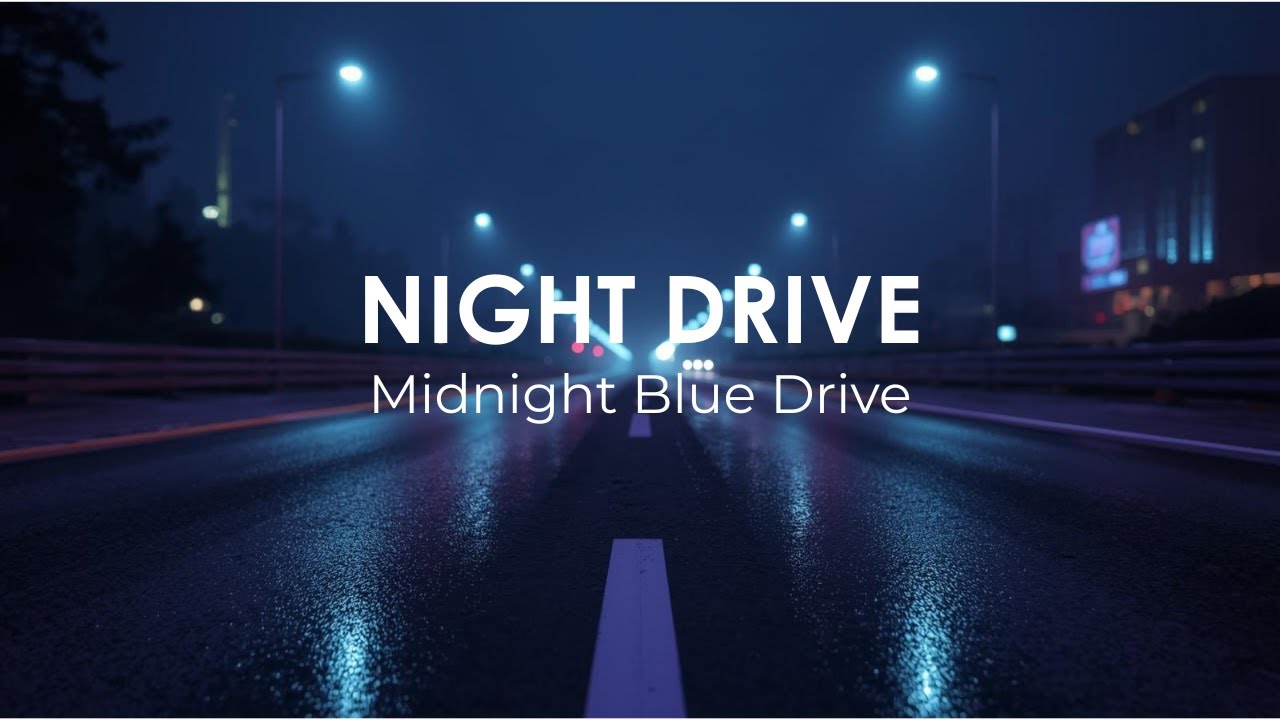 Midnight Blue Drive | Night Drive English Vibes | Emotional Chill Music