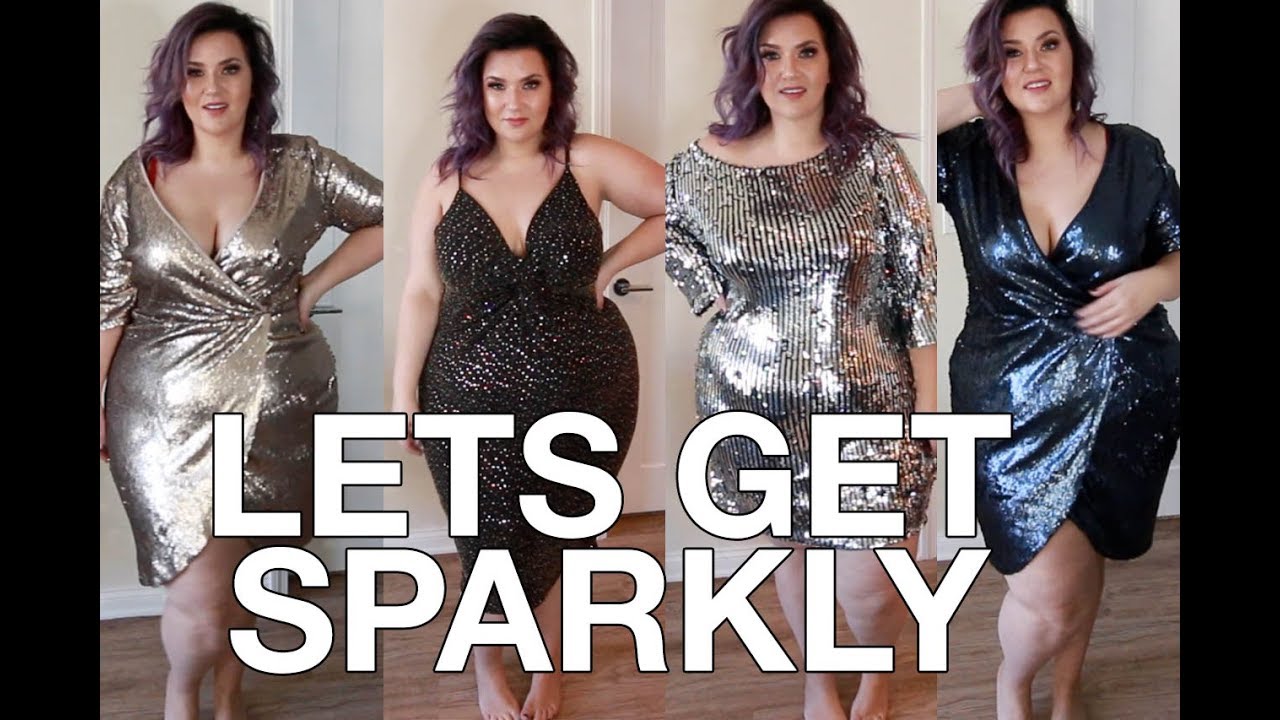 PLUS SIZE FASHION TRY ON HAUL | SO. MUCH. SPARKLE. Boohoo has it on lock! | Sometimes Glam