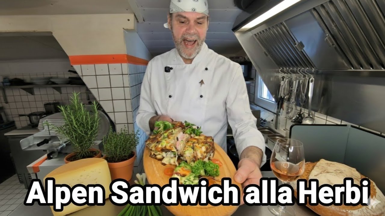 DAS Alpen-Sandwich alla Herbi! 🧀 Geschmolzener Bergkäse, knuspriger Speck & mehr! | Herbi's Kitchen
