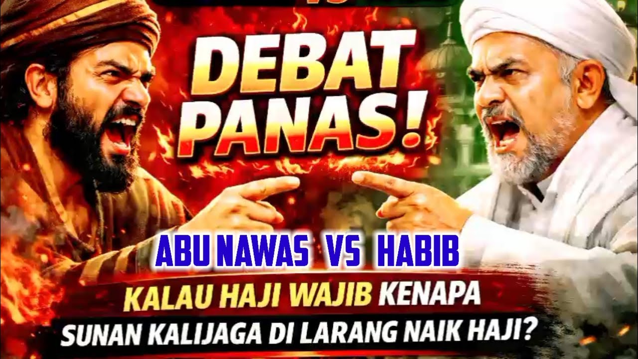 DEBAT PANAS ABU NAWAS VS HABIB TERPANAS ‼️ KALO HAJI WAJIB KENAPA SUNAN KALIJAGA DI LARANG NAIK HAJI