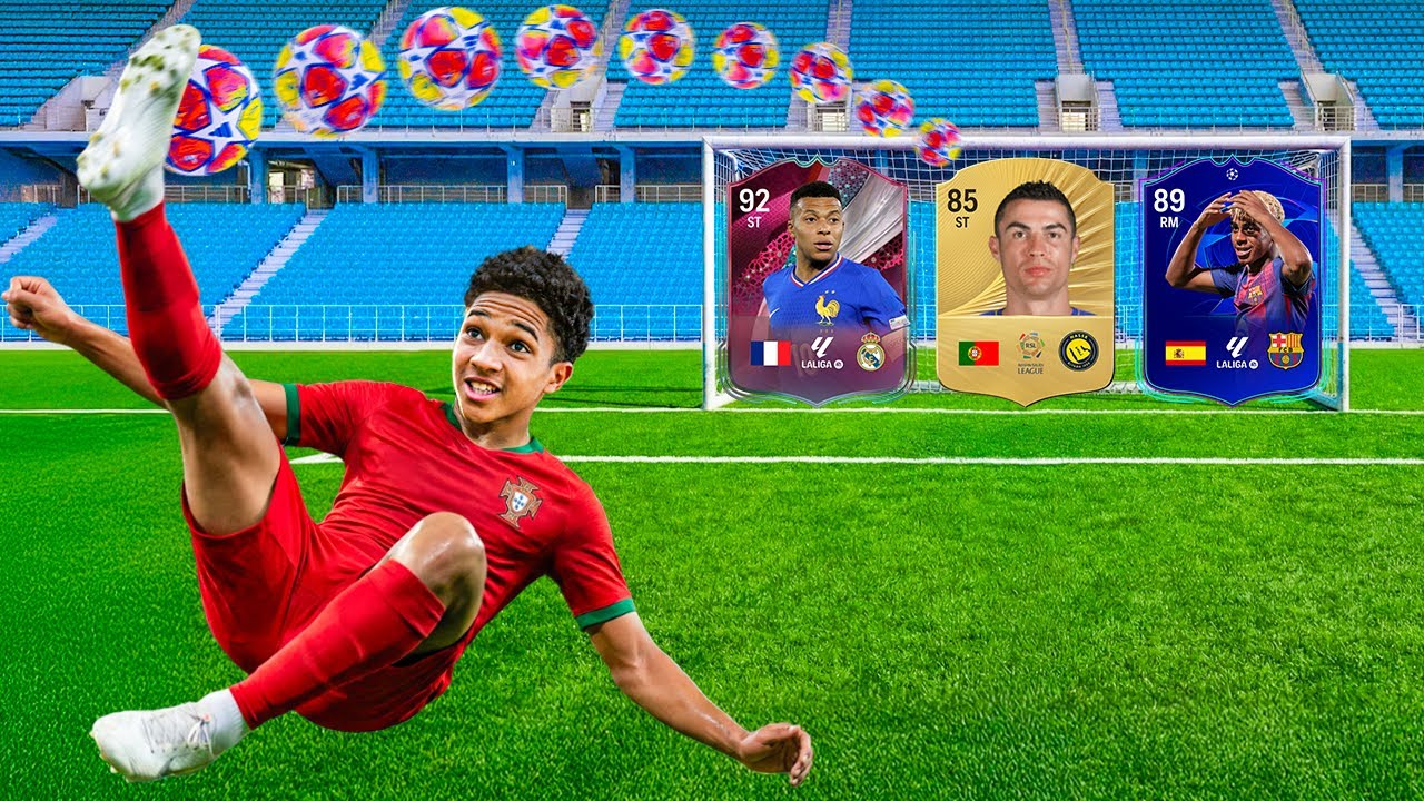 OUR FINAL ULTIMATE TEAM CARD BATTLE VS KID RONALDO