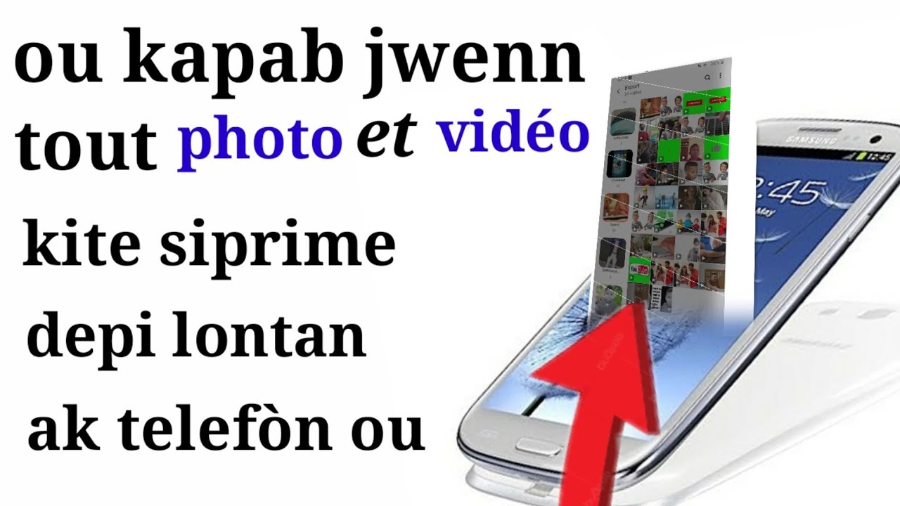 men kijan pou jwen tout foto ou te f&egrave; depi 2010 sou telef&ograve;n ou