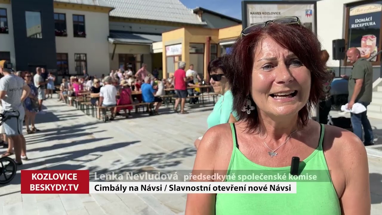 Kozlovice ► Slavnostn&iacute; otevřen&iacute; nov&eacute; N&aacute;vsi aneb Cimb&aacute;ly na N&aacute;vsi │ #Beskydy.TV