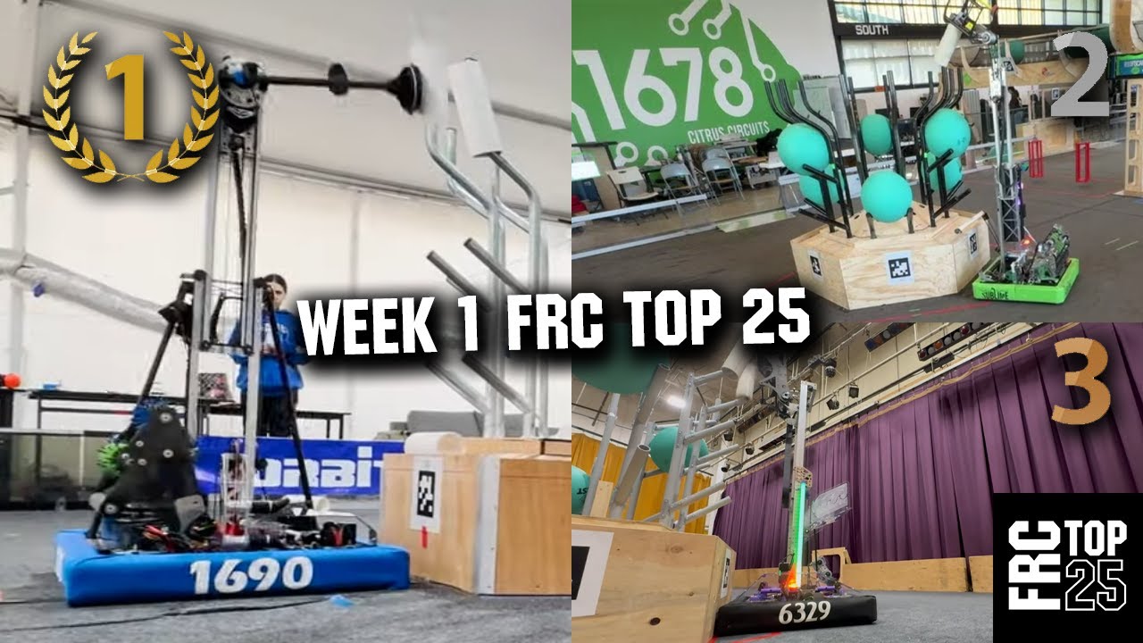 Week 1 FRC Top 25 | REEFSCAPE 2025