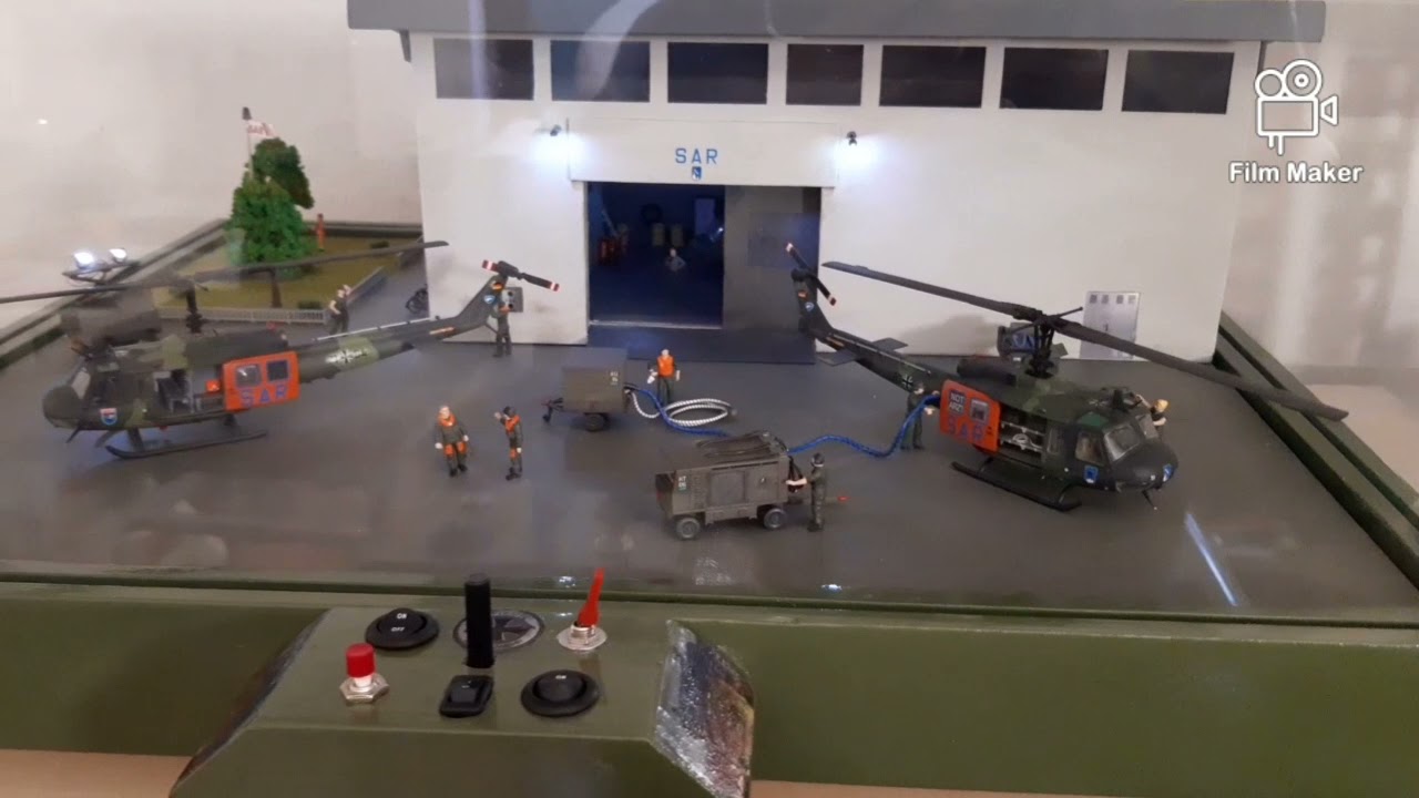 1/72 Good Bye Huey Funktionsdiorama