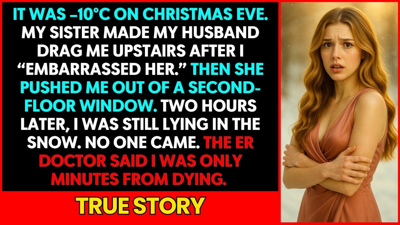My Sister Pushed Me Out a Second Floor Window on Christmas Eve… 3 Hours in –10°C Before the ER Ca