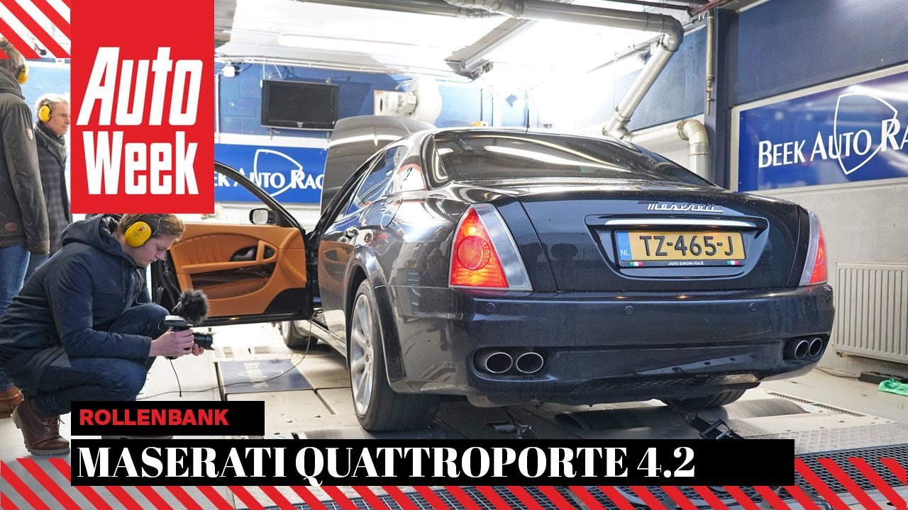 Maserati Quattroporte 4.2 - Op de Rollenbank