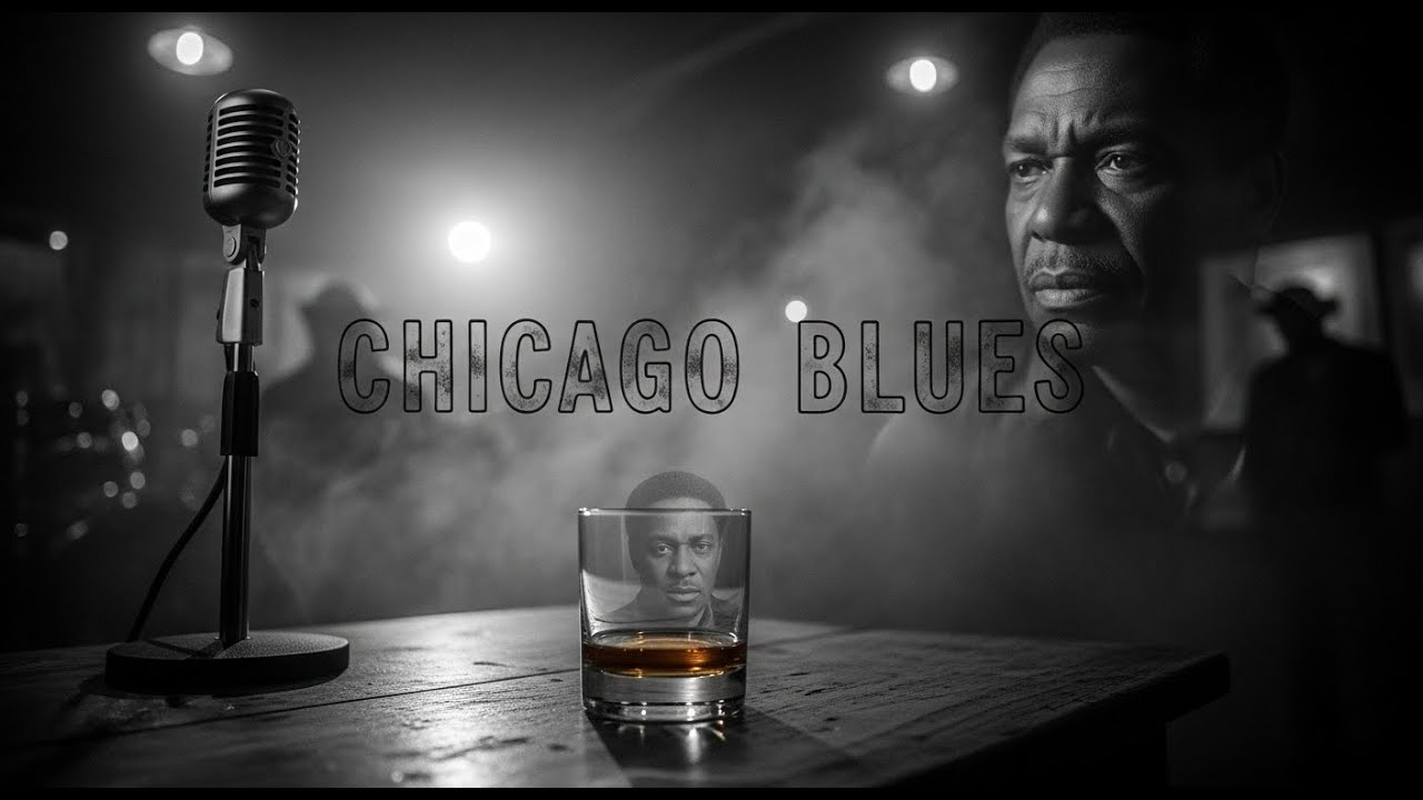 Blues Rock Slow Blues Guitar – SRV Style Lonely Night Session